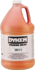 Dykem - 1 Gallon Orange Staining Color - Bottle - Industrial Tool & Supply