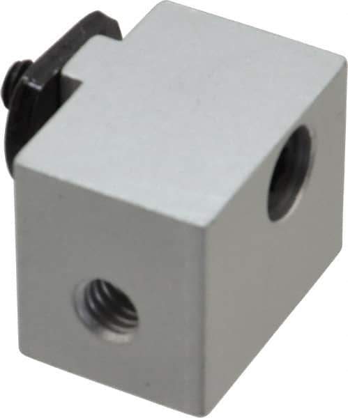 80/20 Inc. - 1" Wide, 0.88" High, Open Shelving Panel Mount Block - Aluminum, 1-1/4" Deep, Use with Series 15 - Industrial Tool & Supply