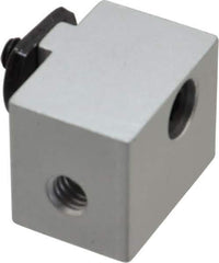 80/20 Inc. - 1" Wide, 0.88" High, Open Shelving Panel Mount Block - Aluminum, 1-1/4" Deep, Use with Series 15 - Industrial Tool & Supply