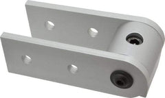 80/20 Inc. - 3" High, Open Shelving 90° 3" Arm Pivot - Aluminum, Use with Series 15 & Bolt Kit 3320 or 3325 - Industrial Tool & Supply