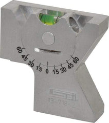 SPI - Machine Set-Up Gage Levels Minimum Adjustable Angle: 0.00 Maximum Adjustable Angle: 360.00 - Industrial Tool & Supply