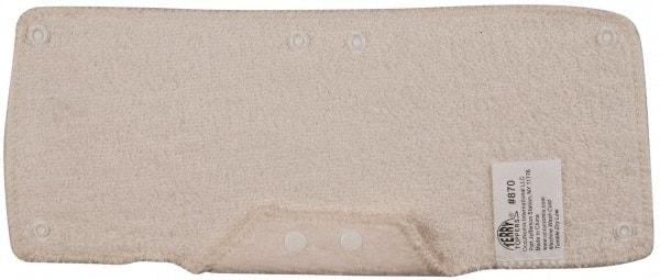 OccuNomix - Terry Cloth Hard Hat Sweat & Comfort Band - Snap-On Attachment, Beige, Compatible with All Hard Hats - Industrial Tool & Supply