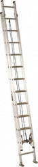 Louisville - 24' High, Type IA Rating, Aluminum Industrial Extension Ladder - Industrial Tool & Supply