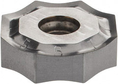Iscar - ONHU080608 HP Grade IC328 Carbide Milling Insert - TiCN Finish, 0.2362" Thick, 0.7953" Inscribed Circle, 0.8mm Corner Radius - Industrial Tool & Supply