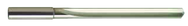 9.5mm Dia. - Carbide Straight Flute 7xD Drill-120° Point-Coolant-Bright - Industrial Tool & Supply