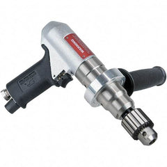Dynabrade - 3/8" Keyed Chuck - Pistol Grip Handle, 950 RPM, 0.7 hp, 90 psi - Industrial Tool & Supply