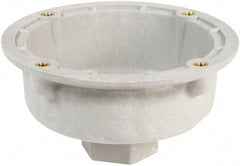 Edwards Signaling - 4-1/2 Inch Wide x 2-1/4 Inch High, Shock Resistant, Visual Signal Device Pipe Mount Attachment - For Use with 105 Series Flashing Beacon - Industrial Tool & Supply