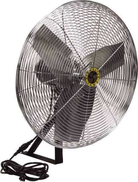 Airmaster - 24" Blade, 1/4 hp, 2,820, 4,020 & 5,220 CFM, Industrial Circulation Fan - Wall/Ceiling Mount, 115 Volts, 2 Speed - Industrial Tool & Supply