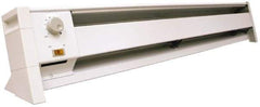 Marley - 45" Long, 120 Volt, 500/100/1500 Watt, 3410/5120 BTU, Electric Baseboard Heater - Industrial Tool & Supply