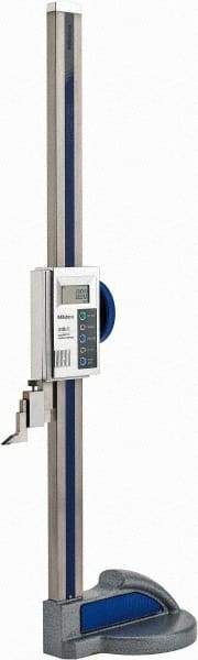 Mitutoyo - 18" Electronic Height Gage - 0.0005" Resolution, Accurate to 0.002", LCD Display, SPC Data Output - Industrial Tool & Supply