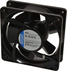 EBM Papst - 230 Volts, AC, 106 CFM, Square Tube Axial Fan - 0.08 Amp Rating, 119mm High x 119mm Wide x 1-1/2" Deep - Industrial Tool & Supply