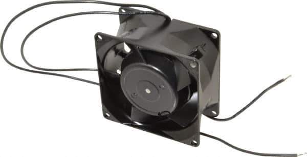 EBM Papst - 115 Volts, AC, 28 CFM, Square Tube Axial Fan - 0.1 Amp Rating, 80mm High x 3.15" Wide x 1-1/2" Deep - Industrial Tool & Supply