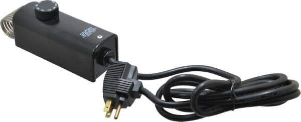 TPI - 40 to 110°F, Heat Only, Industrial Thermostat (Coiled Bulb with 6' Line Cord) - 125 to 277 Volts, Snap Acting Switch - Industrial Tool & Supply