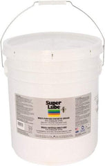 Synco Chemical - 30 Lb Pail Synthetic General Purpose Grease - Translucent White, Food Grade, 450°F Max Temp, NLGIG 2, - Industrial Tool & Supply