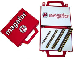 Magafor - 4 Piece 120° 1/4 to 5/8" Spotting Drill Set - Industrial Tool & Supply