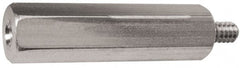 Electro Hardware - #8-32, 0.562" OAL, 1/4" Across Flats, Stainless Steel Male/Female Hex Circuit Board Standoff - Industrial Tool & Supply