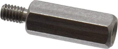Electro Hardware - M2.5x0.45, 15.97mm OAL, 4.5mm Across Flats, Stainless Steel Hex Male/Female Circuit Board Standoffs - 4.8mm Thread Depth, 12mm Body Length, Uncoated - Industrial Tool & Supply