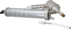 PRO-LUBE - 4,800 Max psi, Rigid Air-Operated Grease Gun - 14 oz (Cartridge) Capacity, 1/8 Thread Outlet, 40 Strokes per oz, Bulk, Cartridge, Filler Pump & Suction Fill, Includes 4 Jaw Coupler - Industrial Tool & Supply