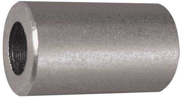 Electro Hardware - 3.2 to 3.6mm ID x 6mm OD, M3 Screw, Grade 303 Stainless Steel Female Unthreaded Circuit Board Spacer - Round Body, Uncoated, 24mm OAL - Industrial Tool & Supply