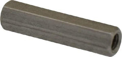 Electro Hardware - M3x0.50, 20mm OAL, 4.5mm Across Flats, Stainless Steel Hex Partially Threaded Female Circuit Board Standoffs - 6.4mm Thread Depth, 20mm Body Length, Uncoated - Industrial Tool & Supply
