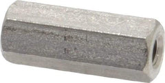 Electro Hardware - M3x0.50, 16mm OAL, 6mm Across Flats, Stainless Steel Hex Fully Threaded Female Circuit Board Standoffs - 16mm Thread Depth, 17mm Body Length, Uncoated - Industrial Tool & Supply
