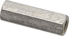 Electro Hardware - M4x0.70, 19mm OAL, 6mm Across Flats, Stainless Steel Hex Fully Threaded Female Circuit Board Standoffs - 19mm Thread Depth, 19mm Body Length, Uncoated - Industrial Tool & Supply