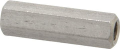 Electro Hardware - M4x0.70, 22mm OAL, 6mm Across Flats, Stainless Steel Hex Partially Threaded Female Circuit Board Standoffs - 22mm Thread Depth, 22mm Body Length, Uncoated - Industrial Tool & Supply