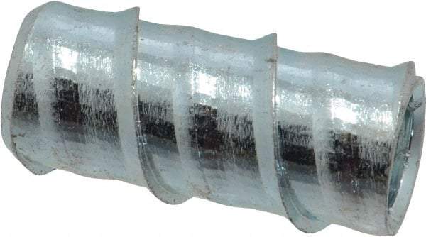 Powers Fasteners - 3/8" Diam, 1-1/4" OAL, 2-1/4" Min Embedment Drop-In Concrete Anchor - Steel, Zinc-Plated Finish, 11/16" Thread Length - Industrial Tool & Supply
