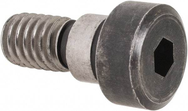 Holo-Krome - 3/8" Shoulder Diam x 1/4" Shoulder Length, 5/16-18 UNRC, Hex Socket Shoulder Screw - 4140 Alloy Steel, Uncoated, 1/4" Head Height x 9/16" Head Diam - Industrial Tool & Supply