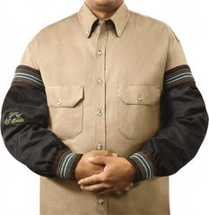 Steiner - Size Universal, Black Carbon Fiber Knit Welding Sleeve - 23" Long Sleeve, Elastic Opening at Both Ends - Industrial Tool & Supply