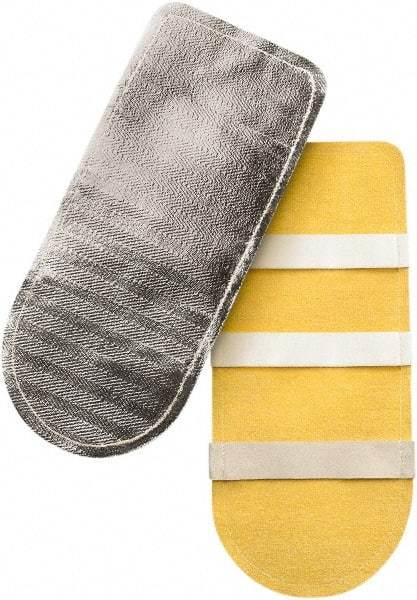 Steiner - Universal Size, Silver/Gold, Aluminized Rayon/Acrylic Coated Fiberglass, Glove Pad - Unlined, 13" OAL - Industrial Tool & Supply