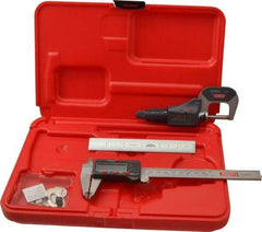 SPI - 3 Piece, Machinist Caliper and Micrometer Tool Kit - 0.0001 Inch Graduation - Industrial Tool & Supply