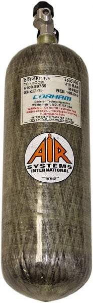 AIR Systems - SCBA/EEBA High Pressure Air Cylinder - Use with SAR - Industrial Tool & Supply