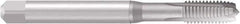 Emuge - #10-32 UNF, 3 Flute, Nitride Finish, Cobalt Spiral Point Tap - Modified Bottoming Chamfer, Right Hand Thread, 2.756" OAL, 0.512" Thread Length, 0.194" Shank Diam, 3BX Class of Fit, Series Rekord B - Exact Industrial Supply