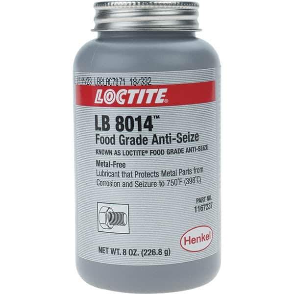 Loctite - 8 oz Brush Top General Purpose Anti-Seize Lubricant - Metal Free, 750°F - Industrial Tool & Supply