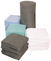 PRO-SAFE - 60 Gal Capacity per Package, Oil Only Roll - 150' Long x 19" Wide, White, Polypropylene - Industrial Tool & Supply