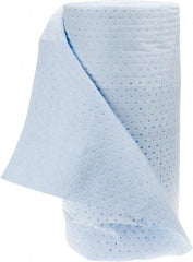 PRO-SAFE - 60 Gal Capacity per Package, Oil Only Roll - 150' Long x 30" Wide, Blue, Polypropylene - Industrial Tool & Supply