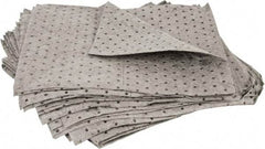 PRO-SAFE - 33 Gal Capacity per Package, Universal Pad - 17" Long x 15" Wide, Gray, Polypropylene - Industrial Tool & Supply