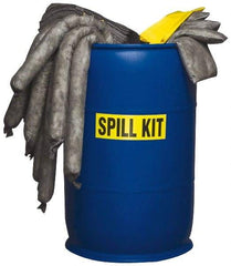 PRO-SAFE - Universal Spill Kit - 95 Gal Polypropylene Overpack Container - Industrial Tool & Supply