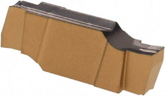 Iscar - 196010GIPI Grade IC808, 1.96mm Cutting Width Carbide Grooving Insert - 2.5mm Max Depth of Cut, Neutral, 0.1mm Corner Radius, TiAlN Finish - Industrial Tool & Supply