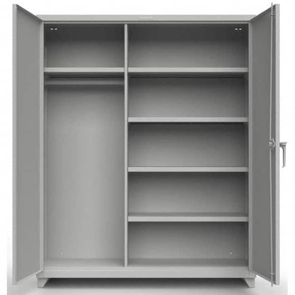 Strong Hold - Storage Cabinets Type: Wardrobe Width (Inch): 60 - Industrial Tool & Supply