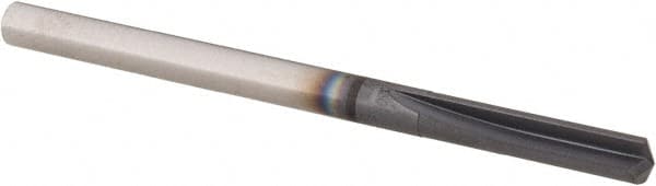 SGS - 3.5mm, 140° Point, Solid Carbide Straight Flute Drill Bit - Industrial Tool & Supply
