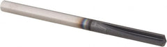 SGS - 3.5mm, 140° Point, Solid Carbide Straight Flute Drill Bit - Industrial Tool & Supply