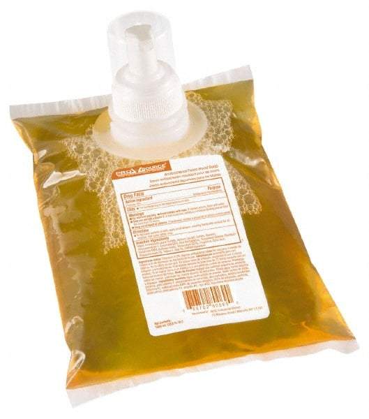 PRO-SOURCE - 1 L Dispenser Refill Foam Soap - Antibacterial, Amber, Citrus Spice Scent - Industrial Tool & Supply