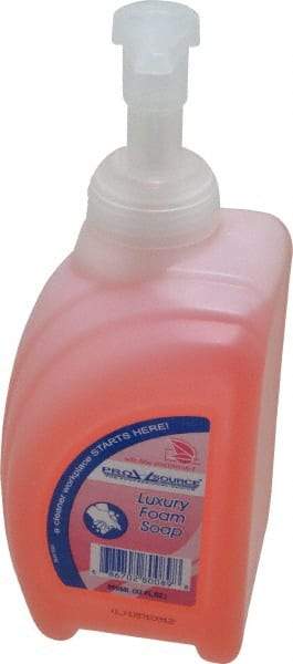 PRO-SOURCE - 950 mL Pump Bottle Foam Soap - Hand Soap, Pink, Tropical Scent - Industrial Tool & Supply