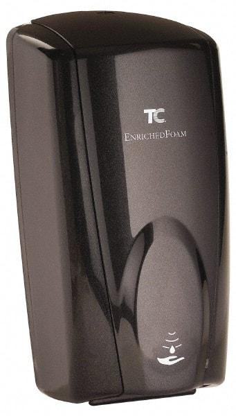 Technical Concepts - 1100 mL Foam Hand Soap Dispenser - Plastic, Hanging, Black - Industrial Tool & Supply