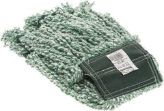 Rubbermaid - Green Head Band, Medium Microfiber Mop Pad - Industrial Tool & Supply