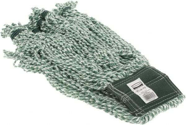 Rubbermaid - Green Head Band, Large Microfiber Mop Pad - Industrial Tool & Supply