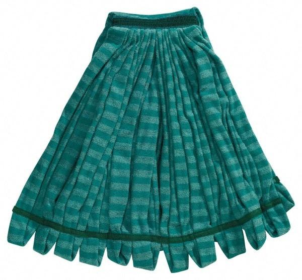 Rubbermaid - Green Head Band, Medium Microfiber Mop Pad - Industrial Tool & Supply