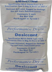 Made in USA - 2 Ounce Desiccant Packet - Silica Gel - Industrial Tool & Supply